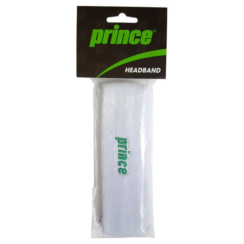 Cintillo Prince Rojo Logo Blanco Tenis Padel-1