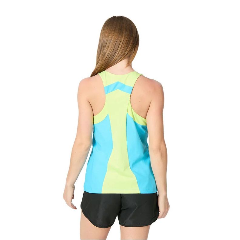 Polera Wilson Mujer Solana Racerback Celeste Tenis Padel-1
