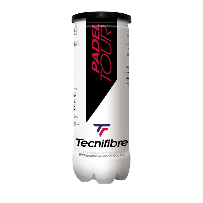 Tarro de Pelotas Tecnifibre Padel Tour X3