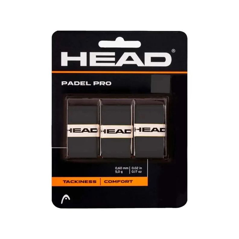 Overgrip Head Padel Pro Negro X3-0