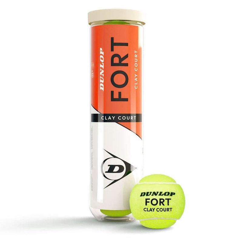 Caja de Pelotas de Tenis Dunlop Fort Clay X4 - 18 Tarros-1