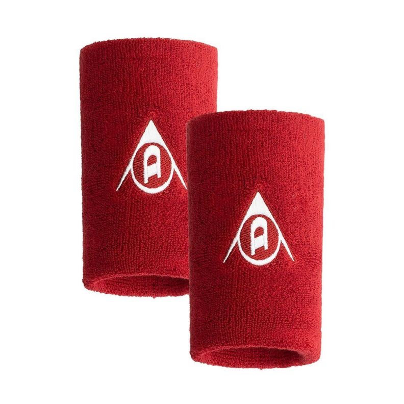 Munequera Dunlop Larga Roja X2 Tenis Padel