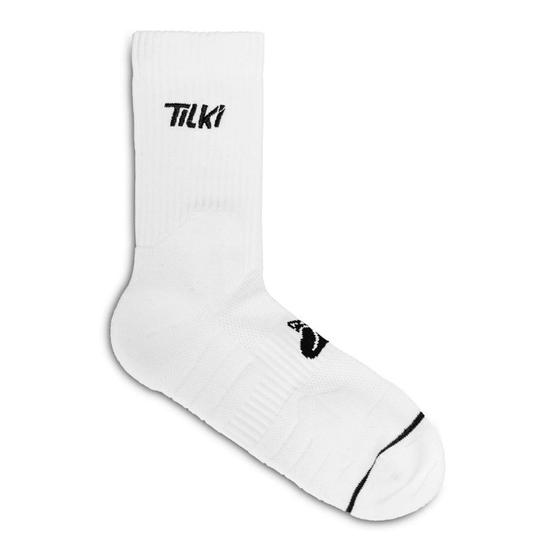 Calcetín Tilki Crew D2 Lehinde Blanco Tenis Padel-2