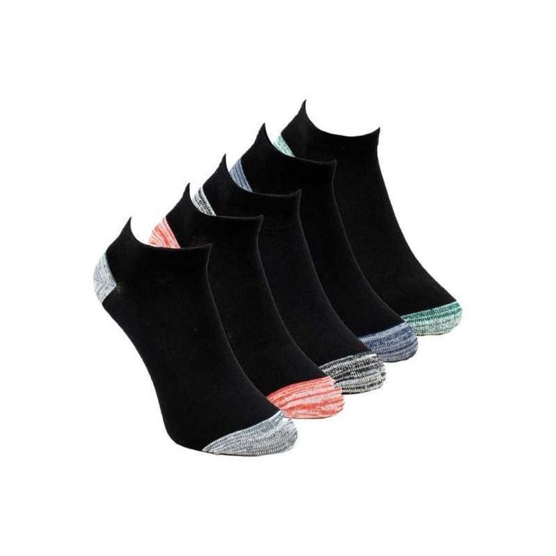 Calcetín Deportivo Wilson Negro Jaspeado W - 5 Pares-0