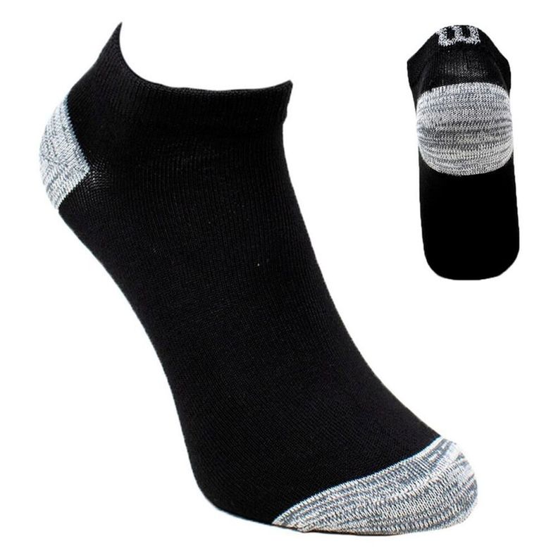 Calcetín Deportivo Wilson Negro Jaspeado W - 5 Pares-1