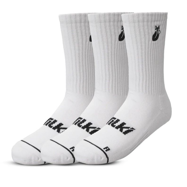 Calcetín Tilki Comfort Blanco Pack X3 Tenis Padel-0