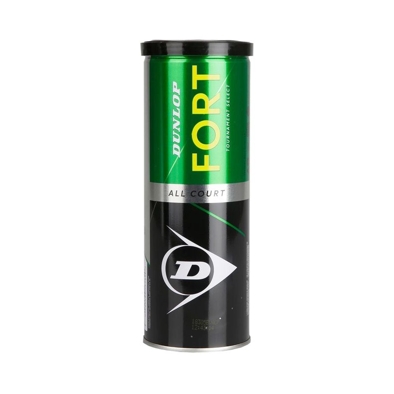 12 Tarros de Pelotas de Tenis Dunlop Fort All Court X3 Amarillo