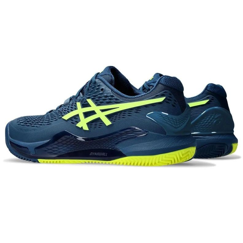 Zapatilla Asics Gel Resolution 9 Clay Mako Blue Tenis Padel-2