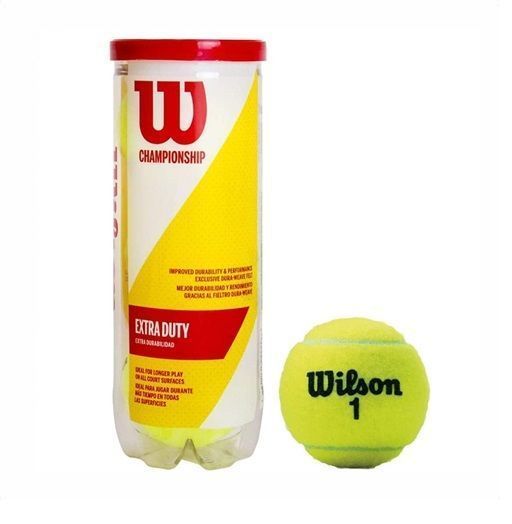 Tarro de Pelotas de Tenis Wilson Championship X3 Amarillo