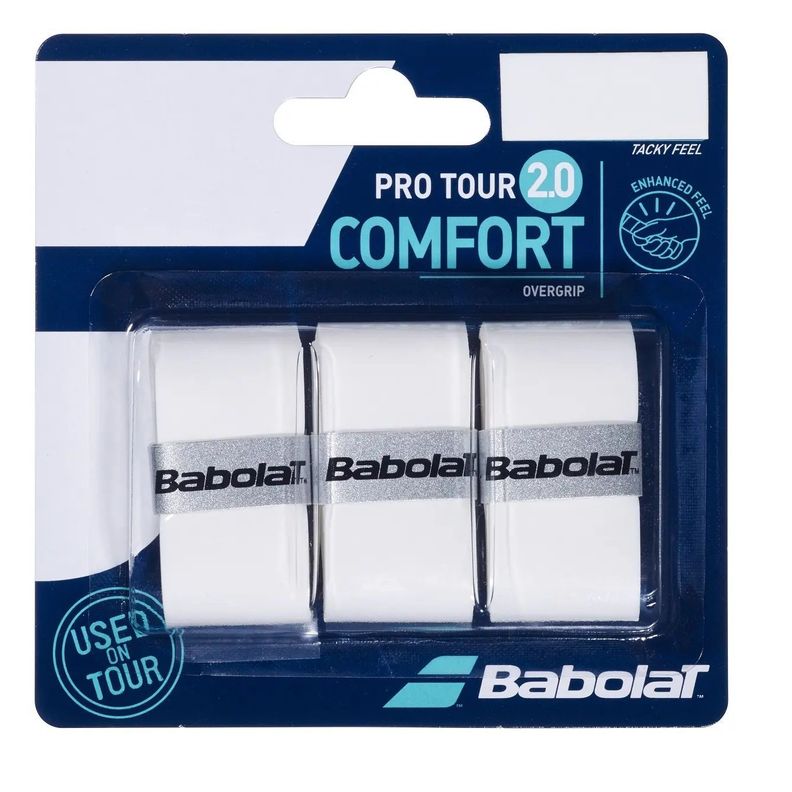 Overgrip Babolat Pro Tour Blanco X3 Tenis/Padel-0