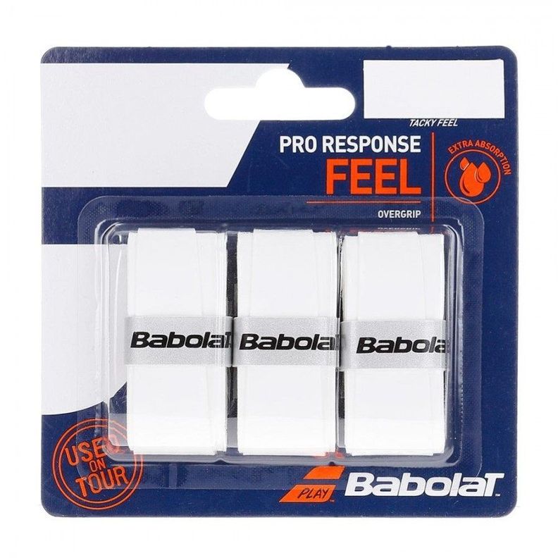 Overgrip Babolat Pro Response Blanco X3 Tenis Padel-0