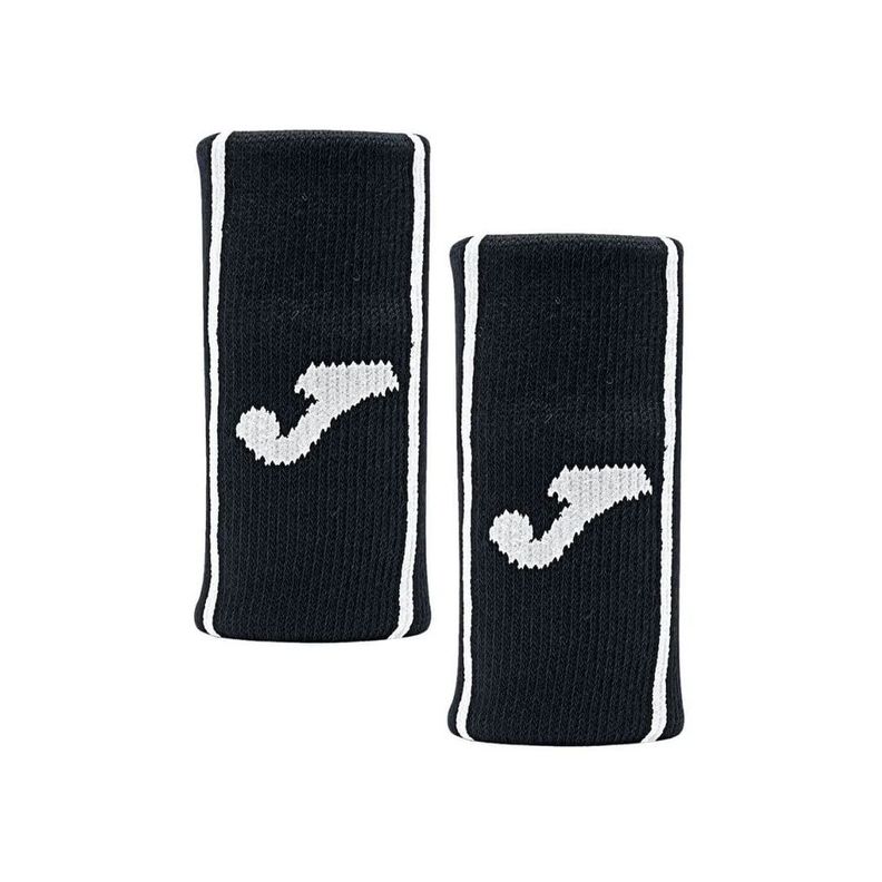 Muñequera Joma Game Larga Negra X2 Tenis Padel-0