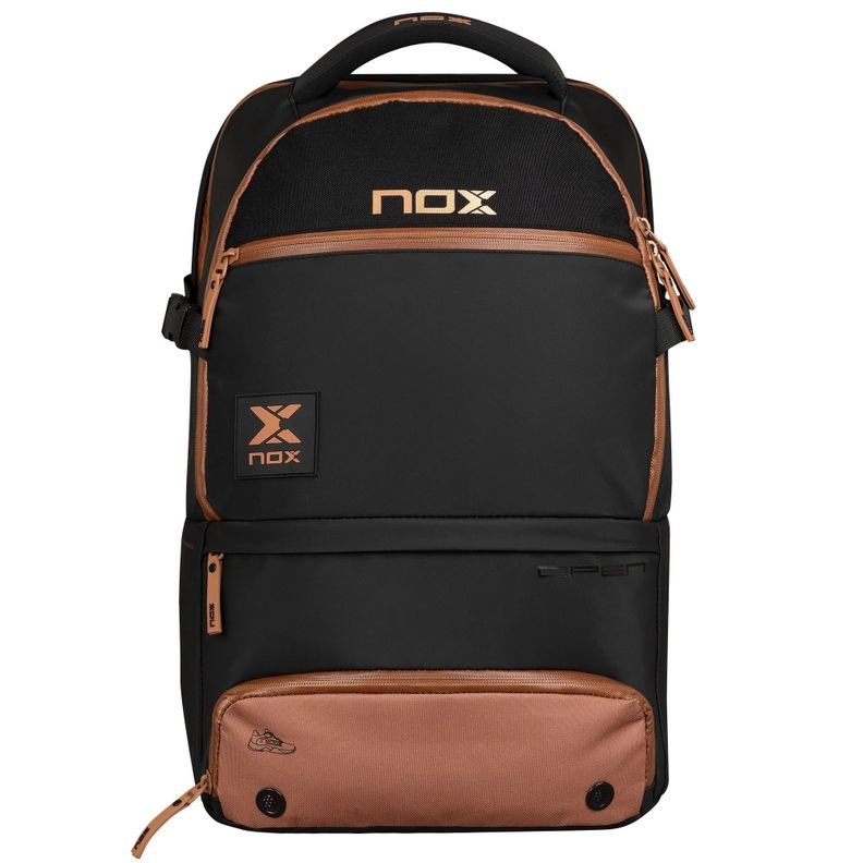 Mochila Nox Luxury Open Series Negro/Marrón-1
