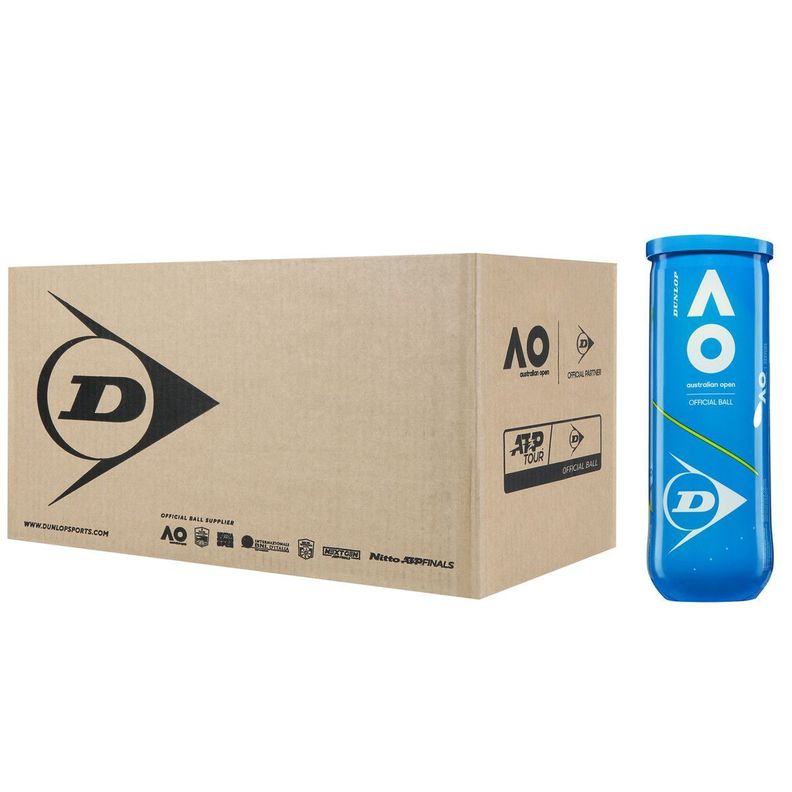 Caja de Pelotas de Tenis Dunlop Australian Open AO X3 - 24 Tarros-0