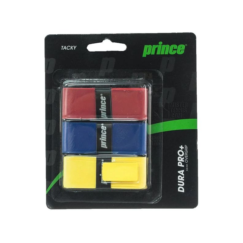 Overgrip Prince Durapro Tricolor X3 Tenis Padel-0