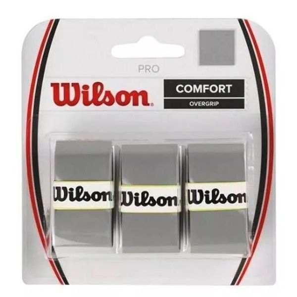 Overgrip Wilson Pro Comfort Gris X3 Tenis/Padel
