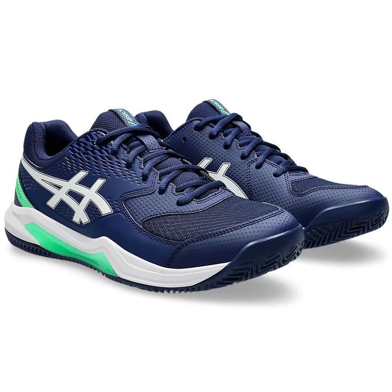 Zapatilla Asics Gel Dedicate 8 Clay Azul Tenis Padel-1