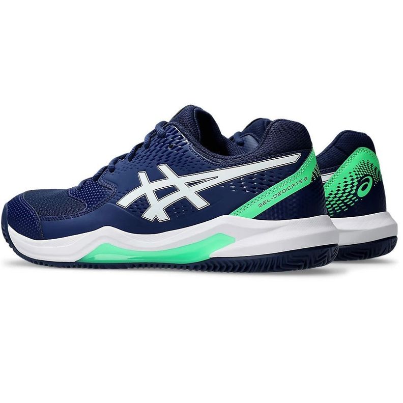 Zapatilla Asics Gel Dedicate 8 Clay Azul Tenis Padel-2