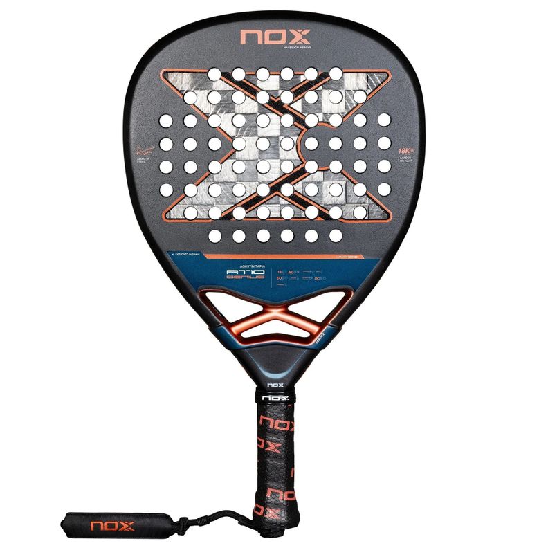 Pala de Padel Nox AT10 Genius Attack 18K Alum by Agustin Tapia 2025-0