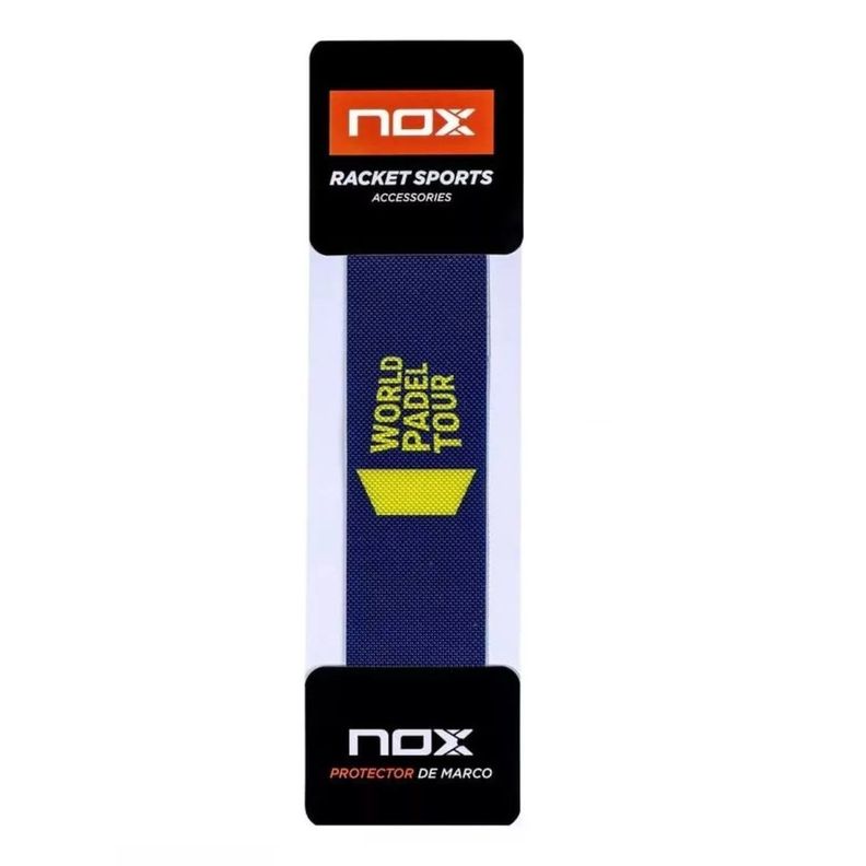 Protector Pala Nox WPT Azul Marino Logo Amarillo  Tenis/Padel-1