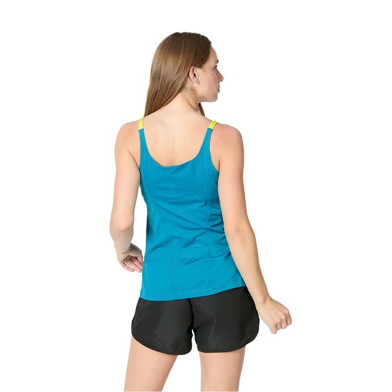 Polera Wilson Mujer Flight Strappy Azul Tenis Padel-1