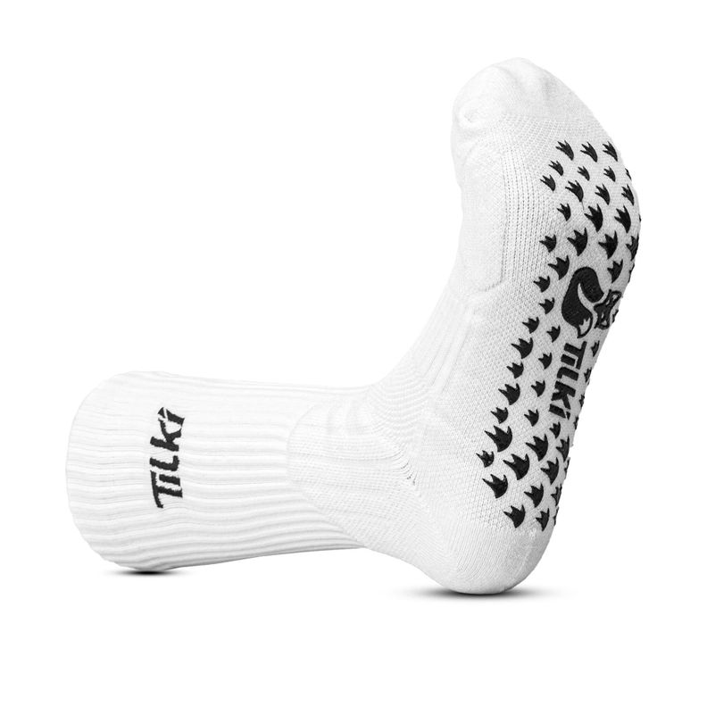 Calcetín Tilki Antideslizante Lehinde Blanco Tenis Padel-2