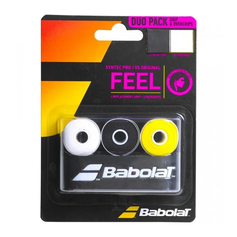 Grip Babolat Syntec Pro + Overgrip Vs Original Tenis Padel-0