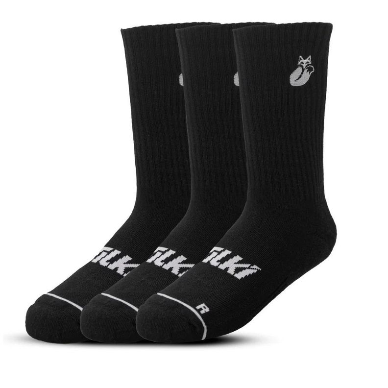 Calcetín Tilki Comfort Negro Pack X3 Tenis Padel-0
