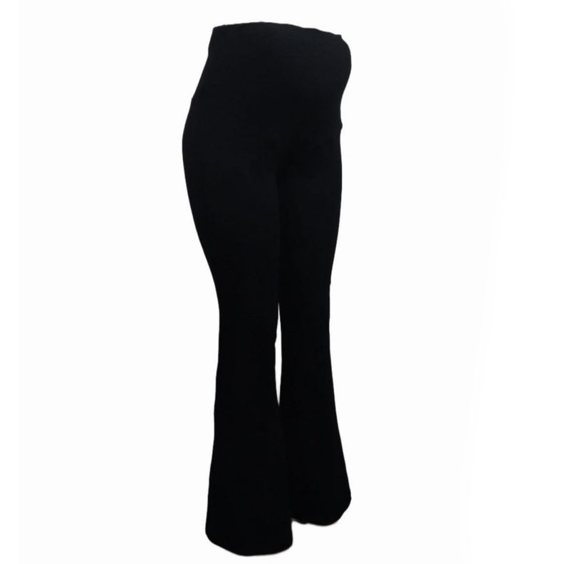 Calza Maternal Flare, color Negro. DMOM-0