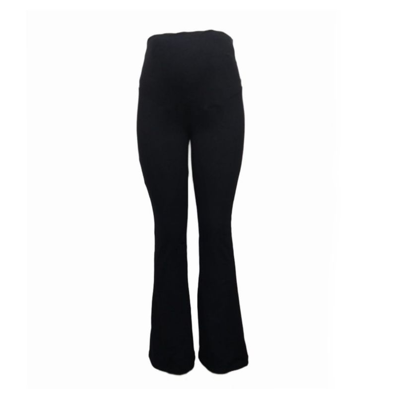 Calza Maternal Flare, color Negro. DMOM-1
