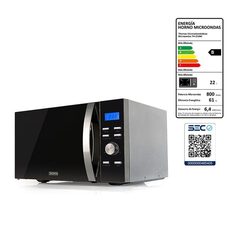 Microondas Thomas 25 Litros TH-25DM-6