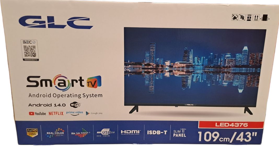 Tv Led Smartv 43" Android 14.0 GLC Wi-fi FHD-1