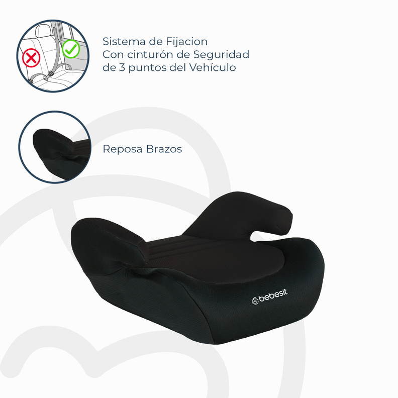 Alzador Booster Negro Bebesit-3