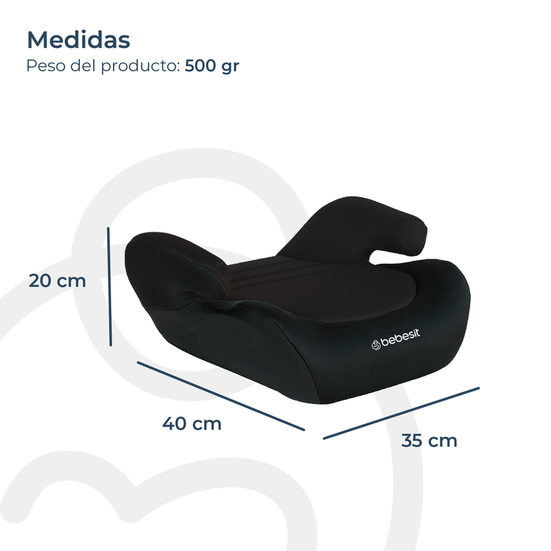 Alzador Booster Negro Bebesit-4