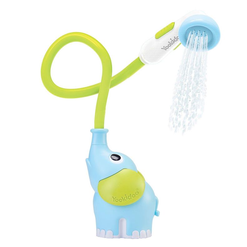 Elefante Ducha Interactivo Azul Bebe Bañera Yookidoo-0