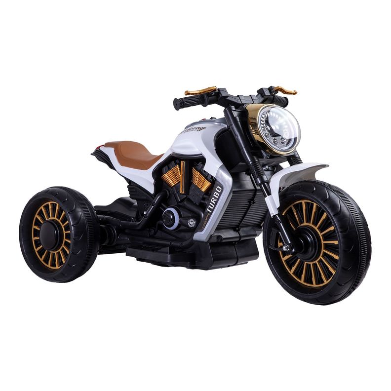 Moto 3 Ruedas a Bateria Electrica SX Blanca Blanco