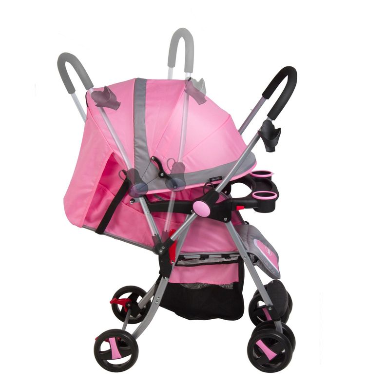 Coche Paseo y Cuna Twister SX Rosa-2