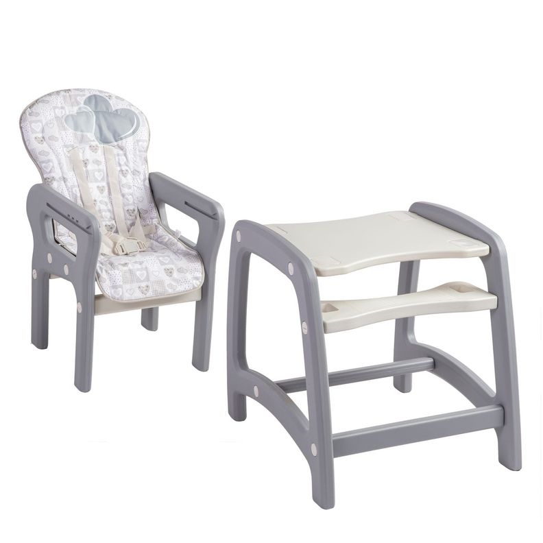 Silla de Comer Kinder SX Gris Bebesit-1