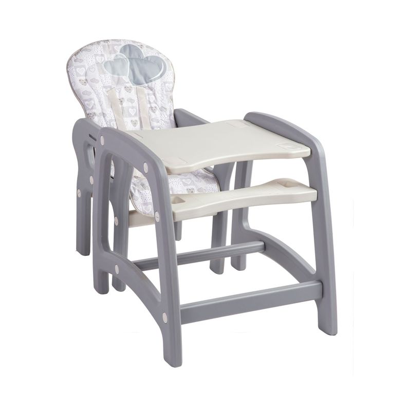 Silla de Comer Kinder SX Gris Bebesit-3