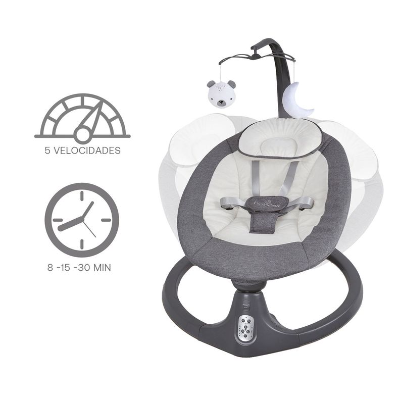 Silla Nido Baby Swing Gris Bebesit-8
