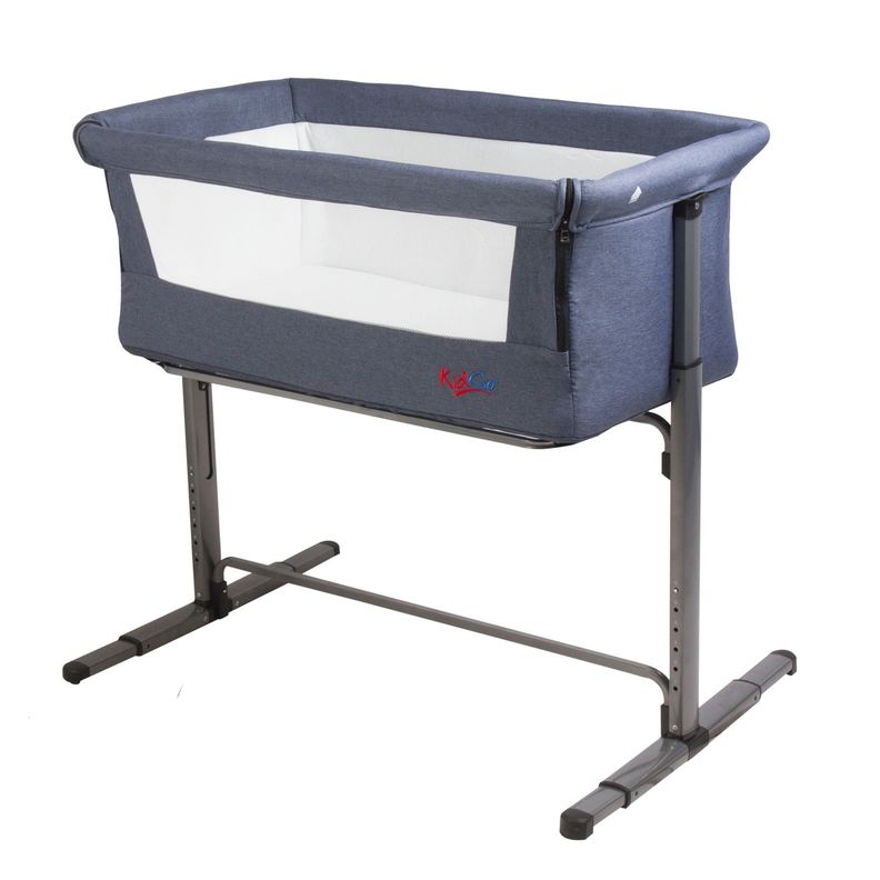 Cuna My Side KidGo Azul Bebesit-1