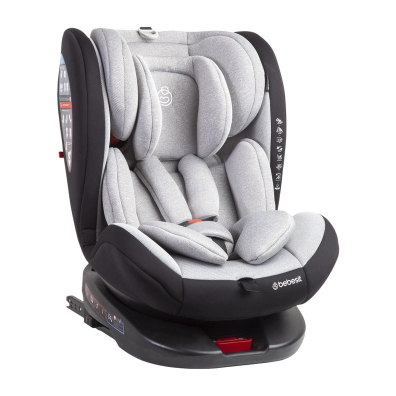 Silla de Auto Saturn Light Grey-0