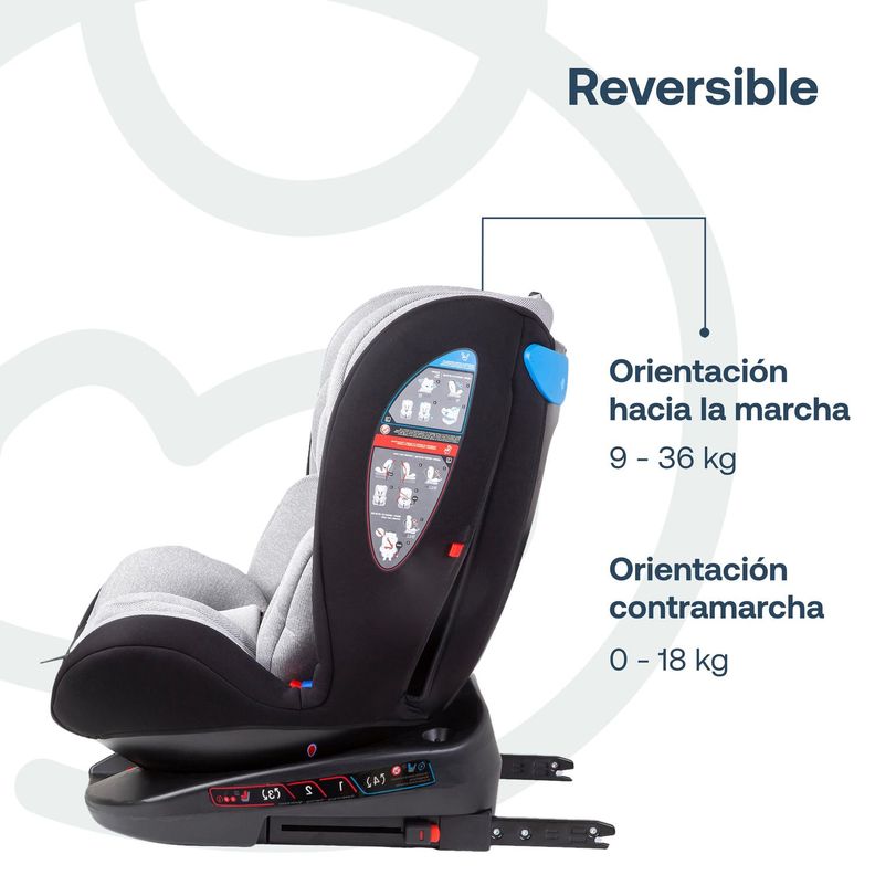 Silla de Auto Saturn Light Grey-6