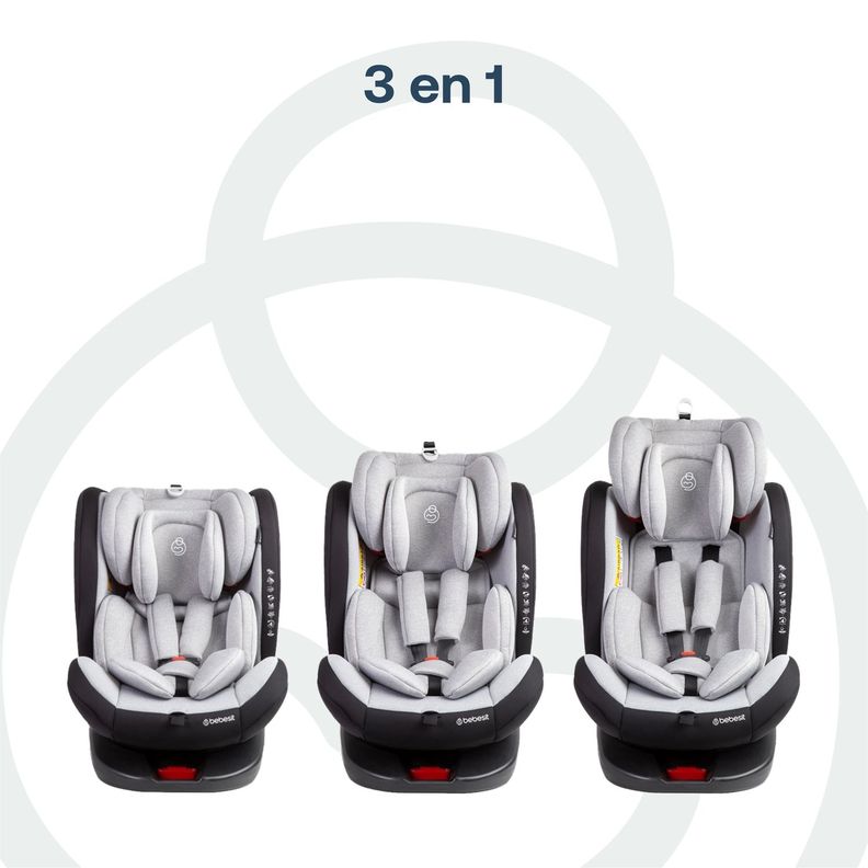 Silla de Auto Saturn Light Grey-8
