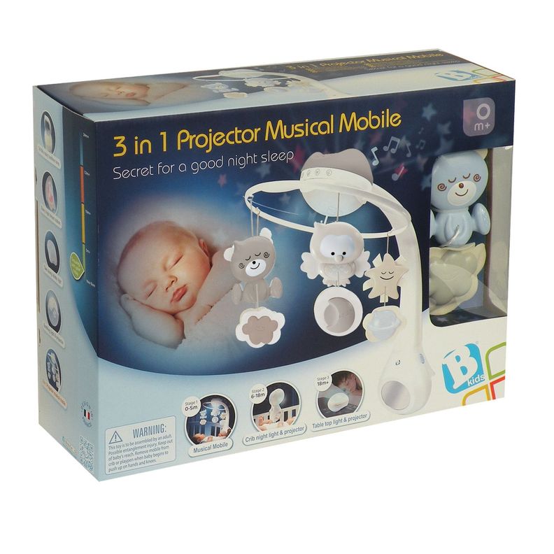 Movil para Bebé 3-1 Projector Beige Infantino-6