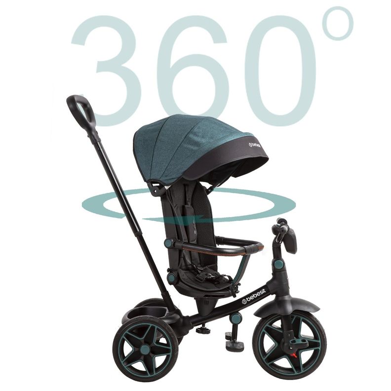 Triciclo Infantil Explorer Verde Bebesit-1
