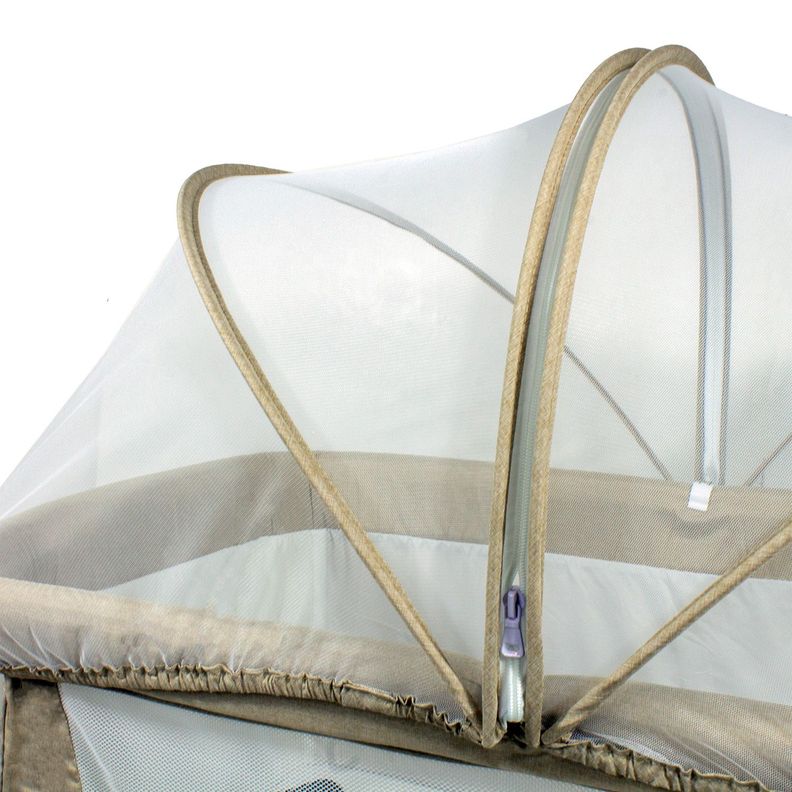 Cuna Colecho Easy LX con Mosquitero Beige-4