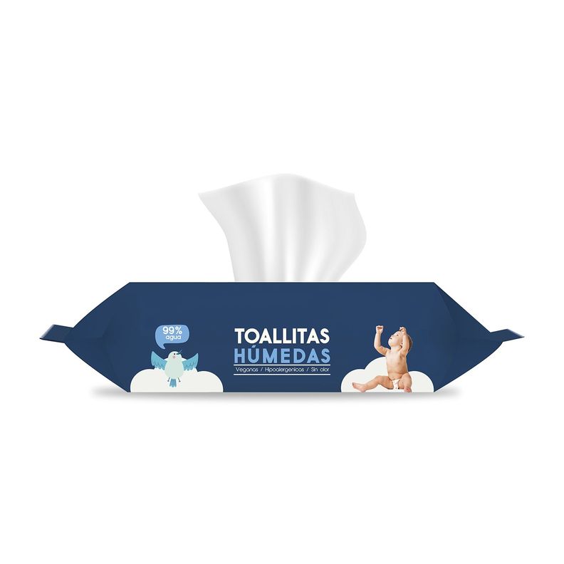 Toallas Húmedas Bewater Bebesit - Bolsa 4x60 Unidades-6