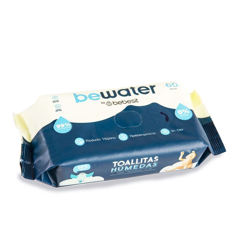 Toallas Húmedas Bewater Bebesit - Bolsa 4x60 Unidades-7