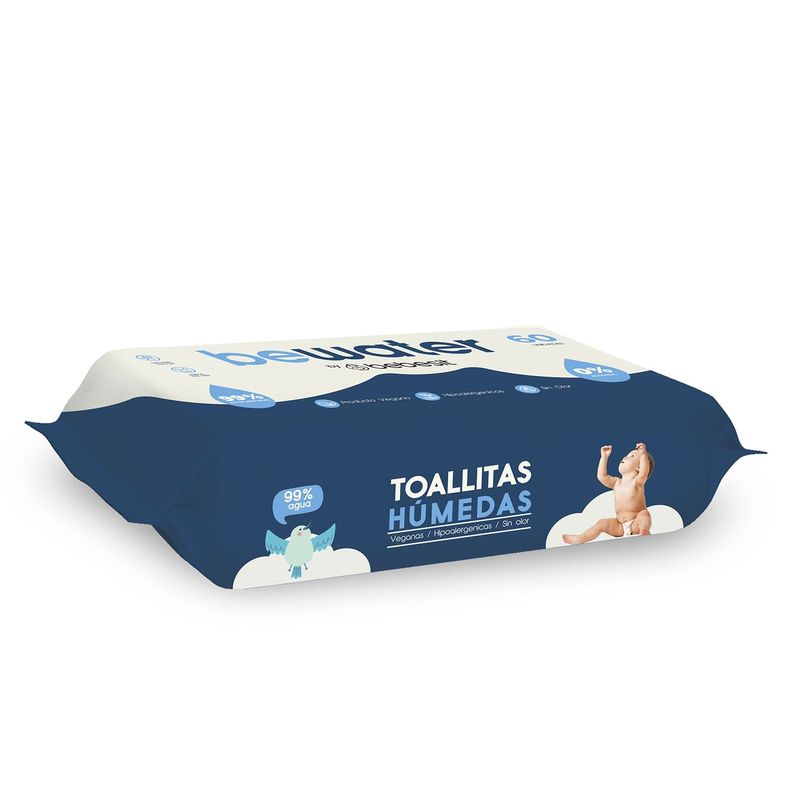 Toallas Húmedas Bewater Bebesit - Bolsa 4x60 Unidades-8